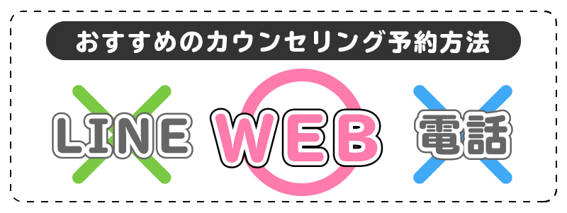 Chel-チェルアイズ- カウンセリングの予約方法